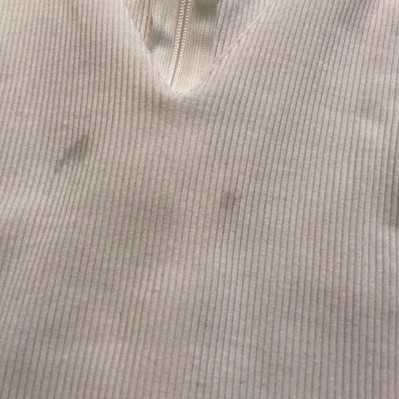 White Ribbed Body Suit - Picture 5 of 6